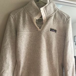 Worn once! LL Bean women’s fleece! Size XL